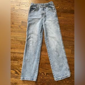 Brandy Melville Jeans JGalt Size Small with adjustable tabs in waist